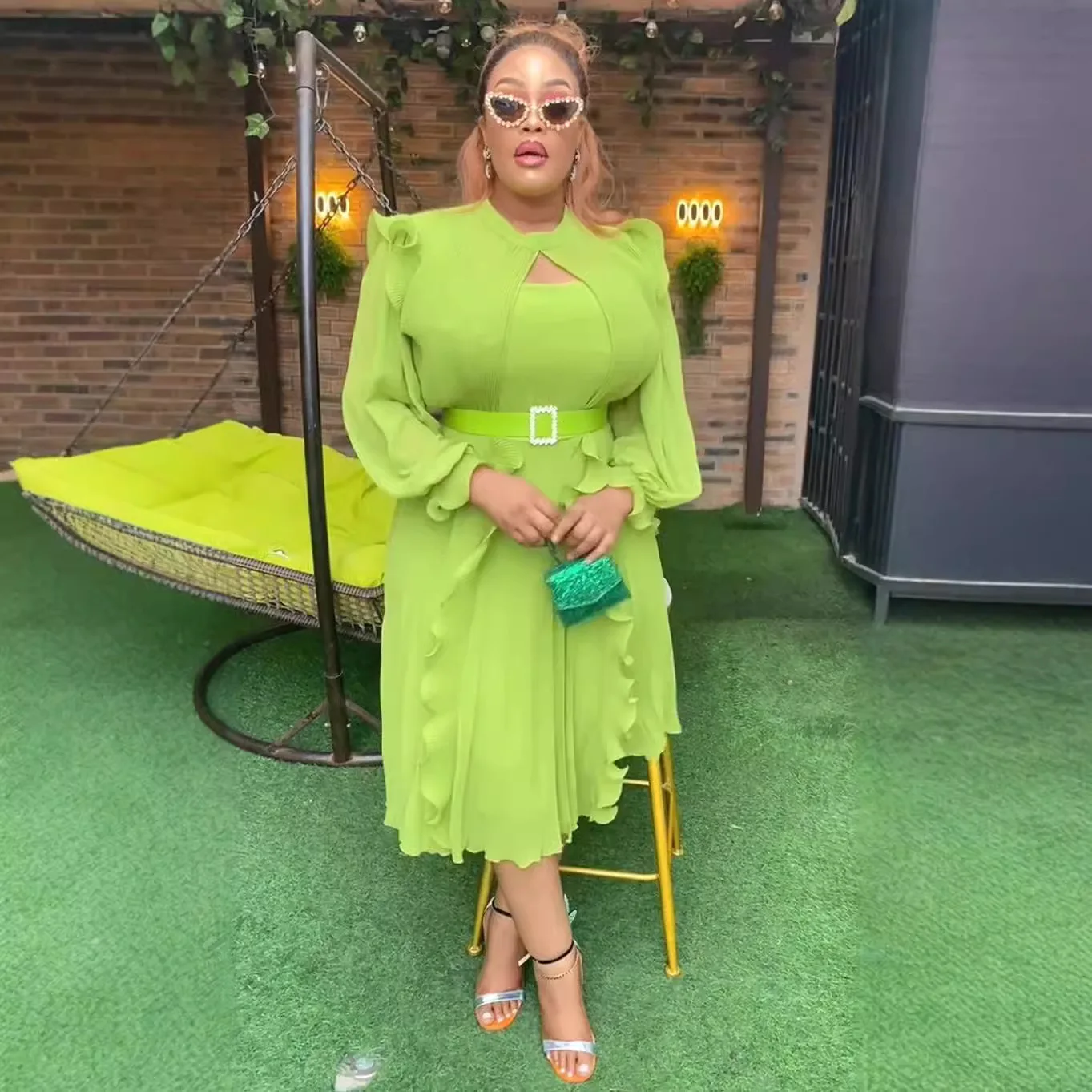 African Maxi Dresses for Women 2024 Africa Clothing Plus Size Evening Party  Long Dress Elegant Kaftan Muslim Chiffon Dress| Alibaba.com