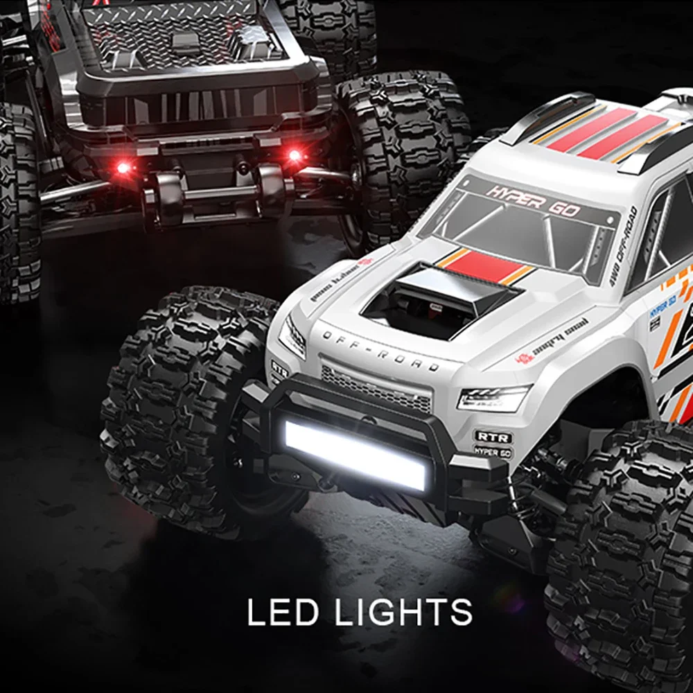 New MJX Hyper Go 10208 1/10 Scale 4WD RC Crawler 4X4 with Brushless Motor High Speed Remote Control Monster Car for Adults