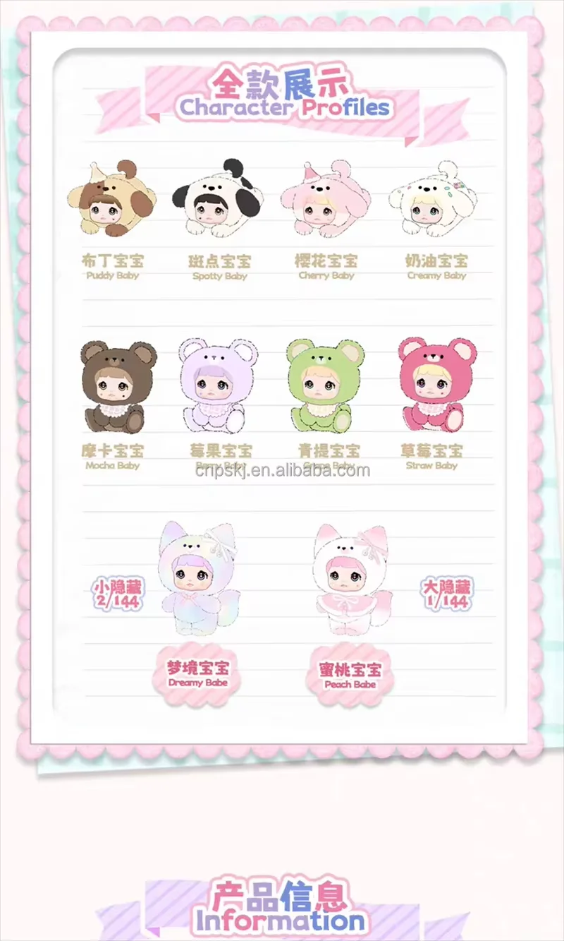 Genuine Nommi V4 Baby MIBAO Adoption House Series Plush