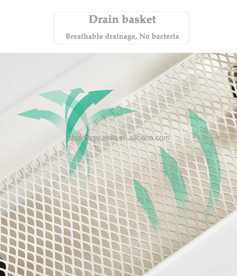 2 Tier Bathroom Shelf With Hooks Sliding Rail Shower Pullout Wheels