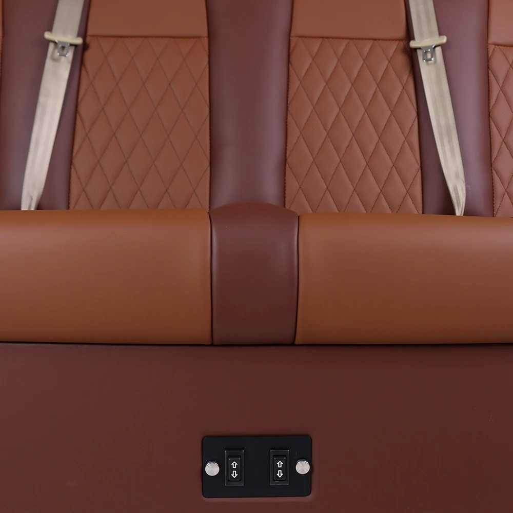 China Luxury Custommade 4 Persons Car Seats Sofa For Motorhome Campervan Caravan Car Trailer