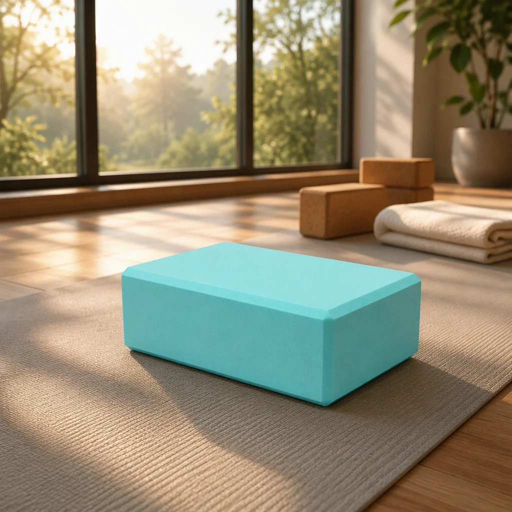 120g High Density Yoga Block EVA Foam Block Non Slip Yoga Brick for Yoga Practice Suitable for Home & Studio