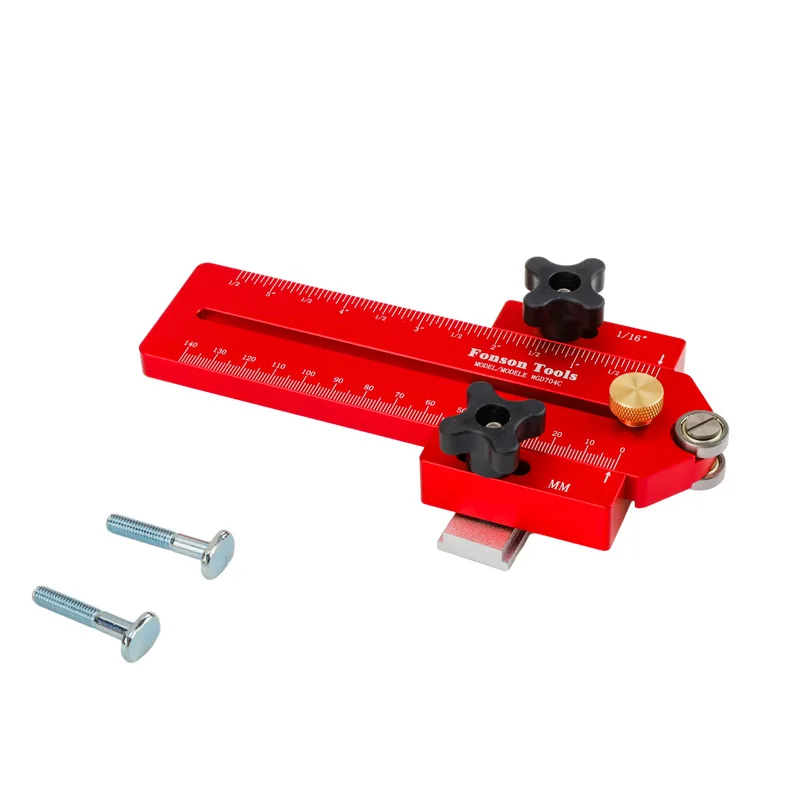 TEBAK W-52 Extended Thin Rip Jig Table Saw Jig Guide for Repeat Narrow Strip Cuts Works With Saw Router Table Band Saw