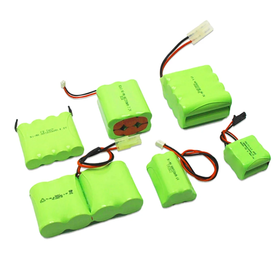 NiMH Battery Pack Rechargeable Ni-mh 2.4V 3.6V 4.8V 6V 7.2V 8.4V 9.6V 10.8V 12V 14.4V 18V 24V AA AAA C D SC F Ni Mh Battery