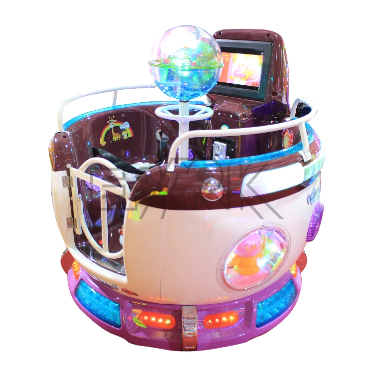 Kiddie Riding 2 Seats Mini Capsule Rotating Rides High Quality  Amusement Rides Merry Go Round