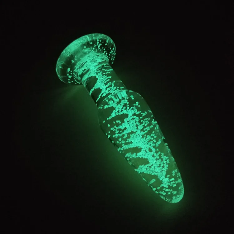 Sexual Wellness Submissive Kinky Toys Anal Butt Plug Glass Glow in the Dark Sexual Wellness Submissive Kinky Toys Anal Butt Plug Glass Glow in the Dark