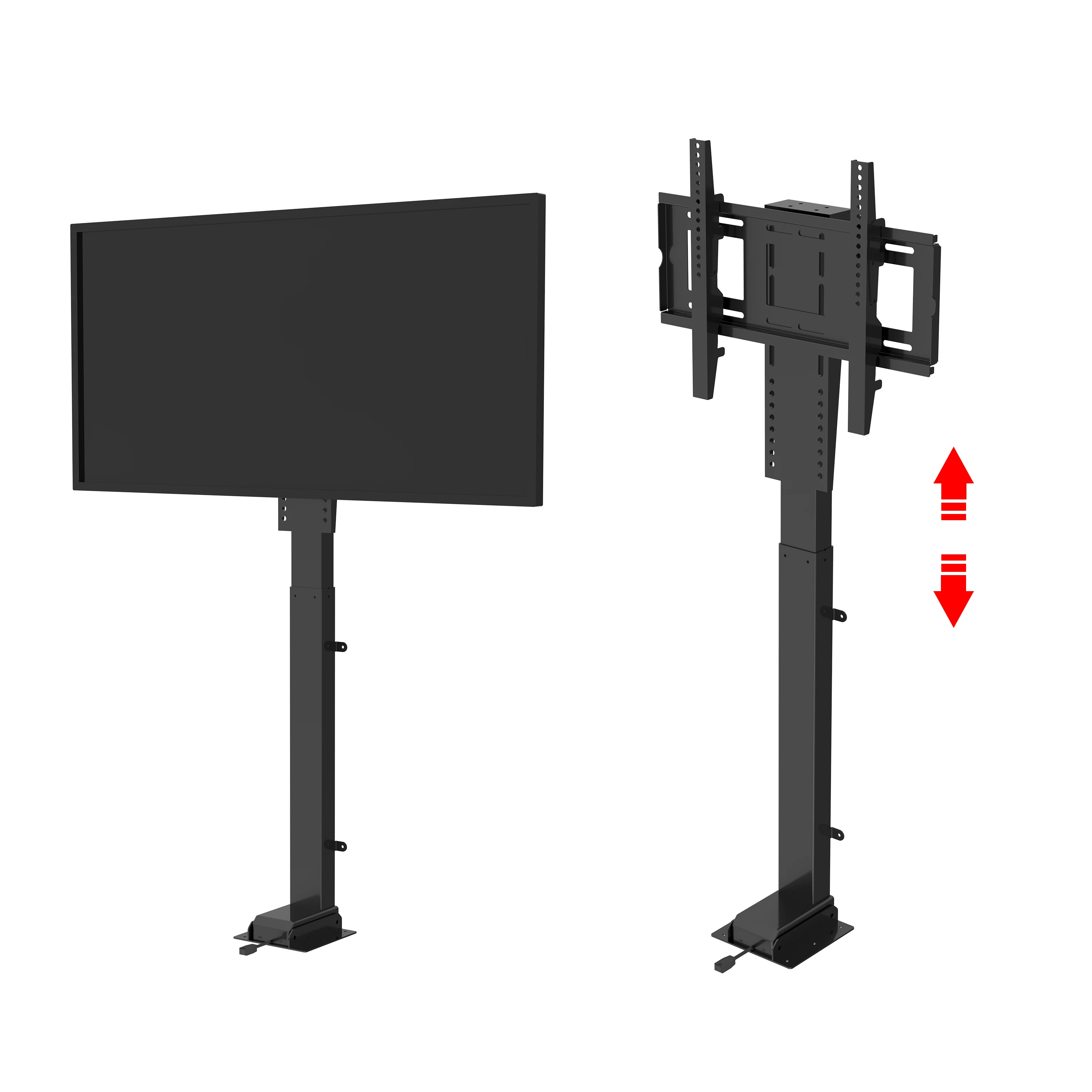 Motorized Remote Controlled Electric Dropdown Tv Lift Mechanism for Bed Desk