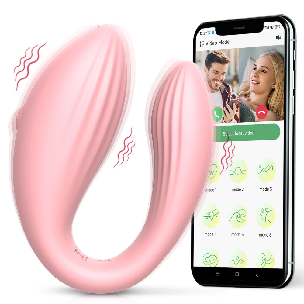 Remote Control Wearable Vibrator G Spot Clitoris Stimulator Panties Vibrator Long Distance App Vibrating  Sex Toys for Woman