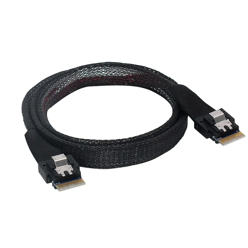 Slim Sas Sff-8654 4i To Sff 8654 4i 12g 24g High-speed Connection Cable ...