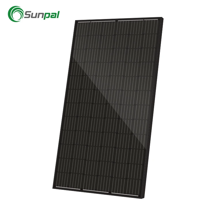 House Monocrystal Solar Panels Supplier Black 350 360 370 380 400 W Watt Made In China Changzhou