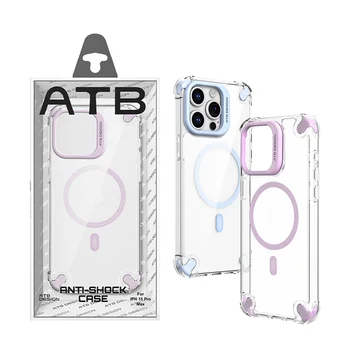 ATB New Design TOP Series T-Bag Magnetic Anti-yellowing Airbag Shockproof  Mobile Phone Case for iphone 15 14 Cover
