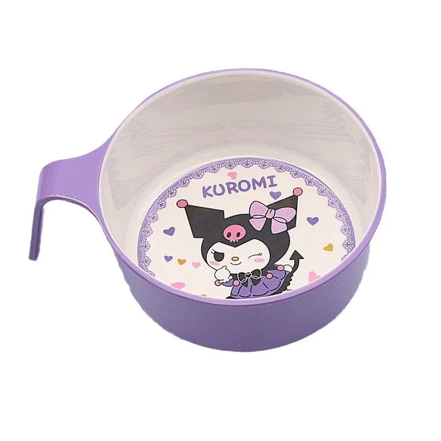 Quality Guarantee Bowl With Handle Customized Packaging Small Bowls 11.2*6.2Cm Cute Cartoon Bowl Made In Guangzhou