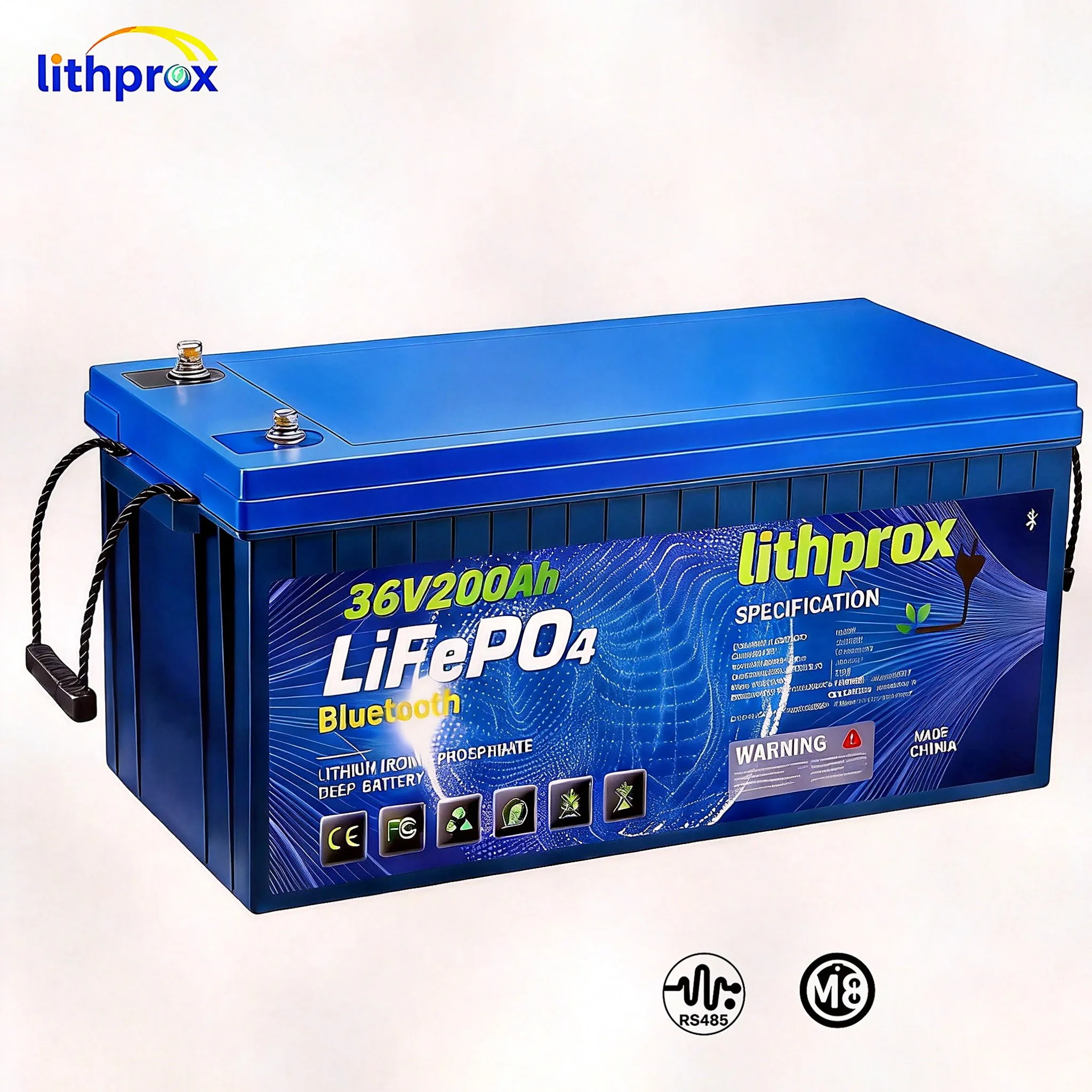 フォークリフトトラックバッテリー 36V 200AH 自動車グレード LiFePO4