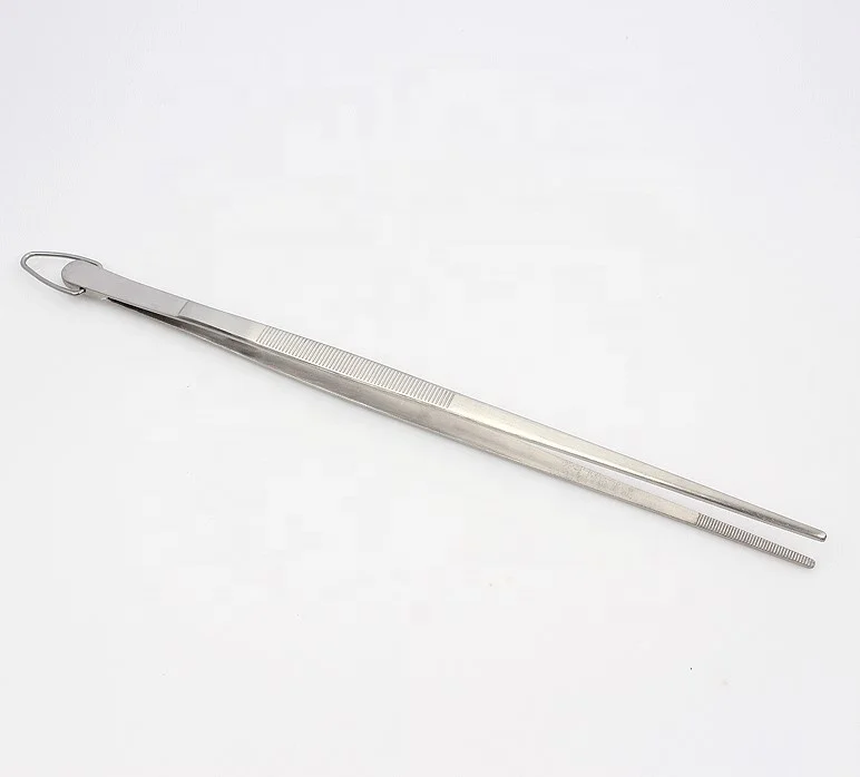 Private Label High Quality Stainless Steel Kitchen Chef Tweezers Food Tongs