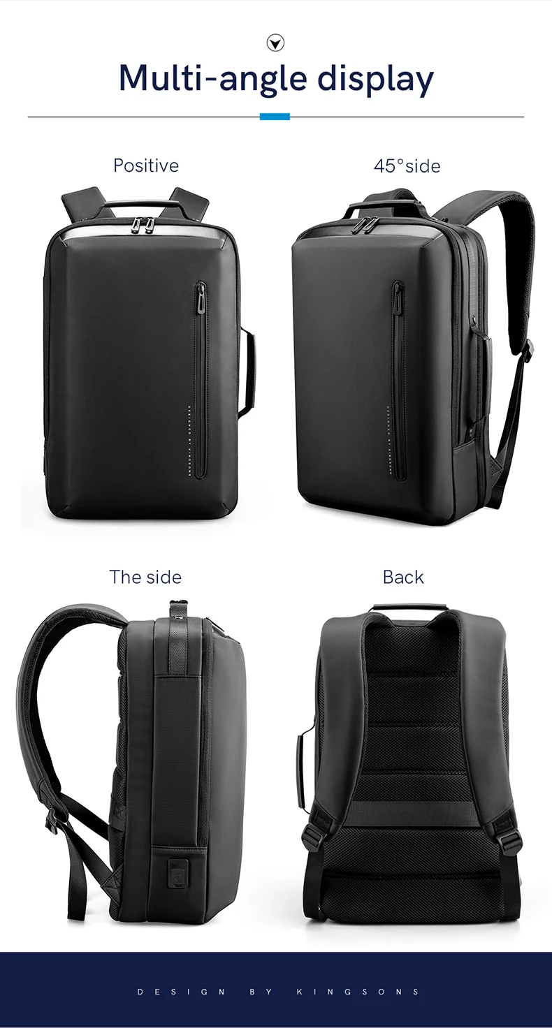 Kingsons Factory customization laptop backpack for man fashion ...