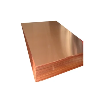 Red Pure C10100 C36000 Polished 3mm Thick Metal Copper Plate