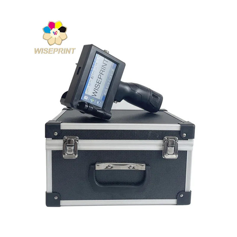 Wiseprint Handheld TIJ Golf Ball logo Printer Inkjet Number Bar Code Expiry Office Printer Handheld Printer