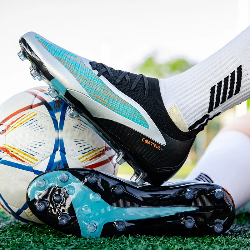Chaussures de football en caoutchouc pour entraînement en salle