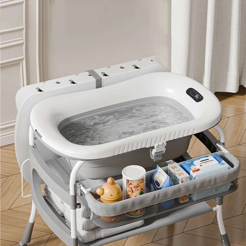 Baby Changing Table Infant Diaper Changing Station Scientific Height Changing Table Hanging Diaper Organizer