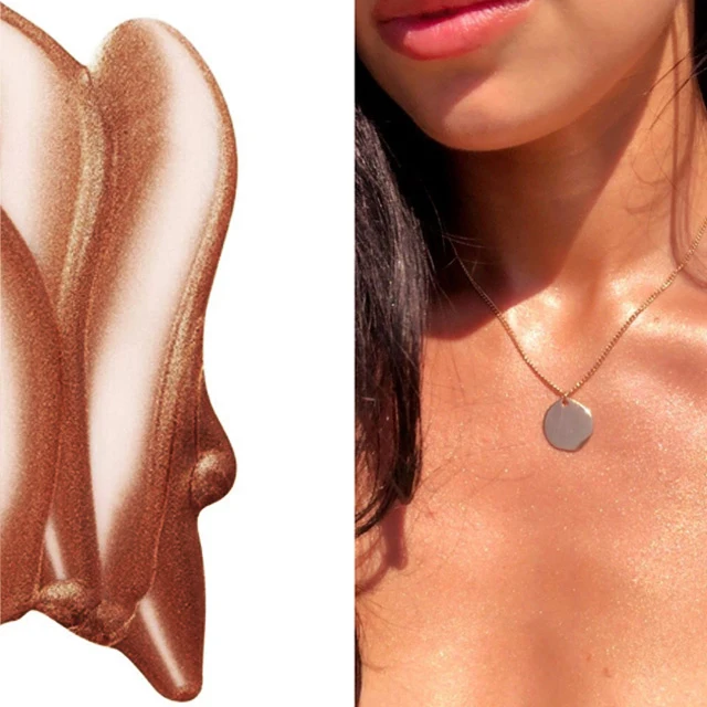 Макияж фирменный Логотип Пользовательский флакон лосьон распылитель блеск для тела мерцающее масло