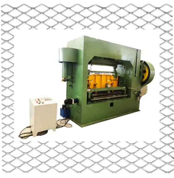 High speed expanded metal mesh machine production line, Expanded mesh machine