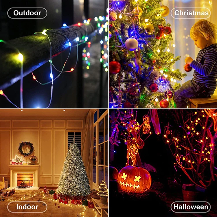 JYC Hello Fairy APP Control Wifi Smart Christmas Tree Lights USB Powered LED fairy Light Christmas RGB String Lights