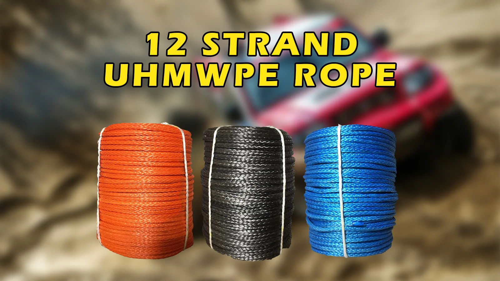 Marine Ropes 12 Strand Uhmwpe Floating Anchor Winch Ropes For Boats