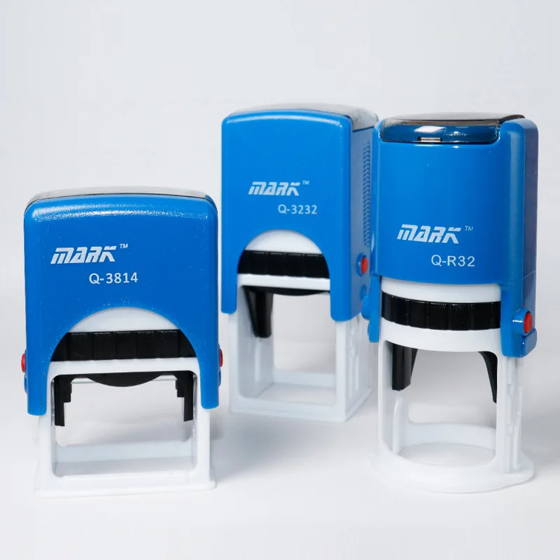 Wholesale Round Stamps Custom Automatic Office Self Inking Rubber Stamp