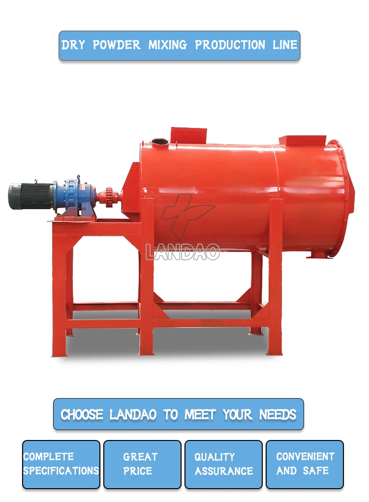 Plaster Mortar Mix Machine 15t/h Semiautomatic Simple Dry Mortar Mix