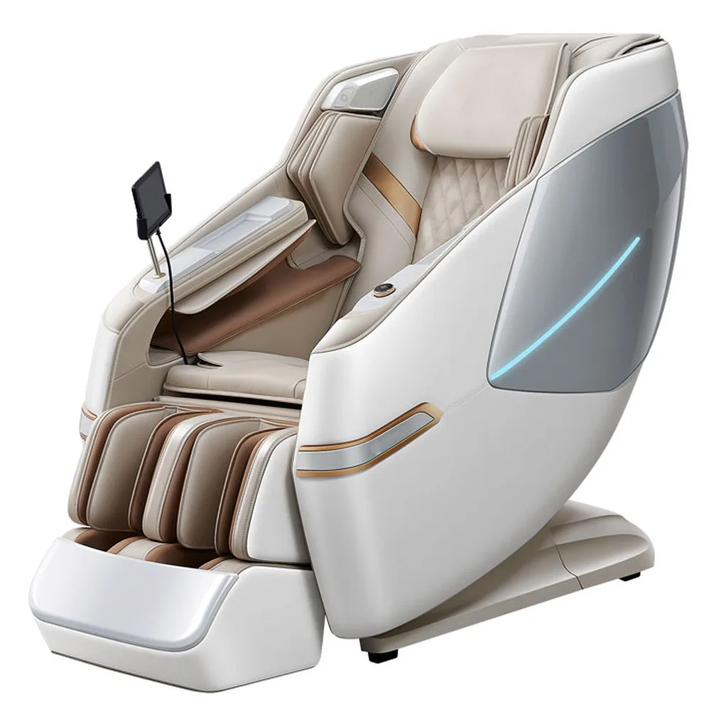 4D Zero Gravity Luxury Shiatsu Kneading Rolling Foot Leg Calf Massage Chair Full Body Silla Masaje