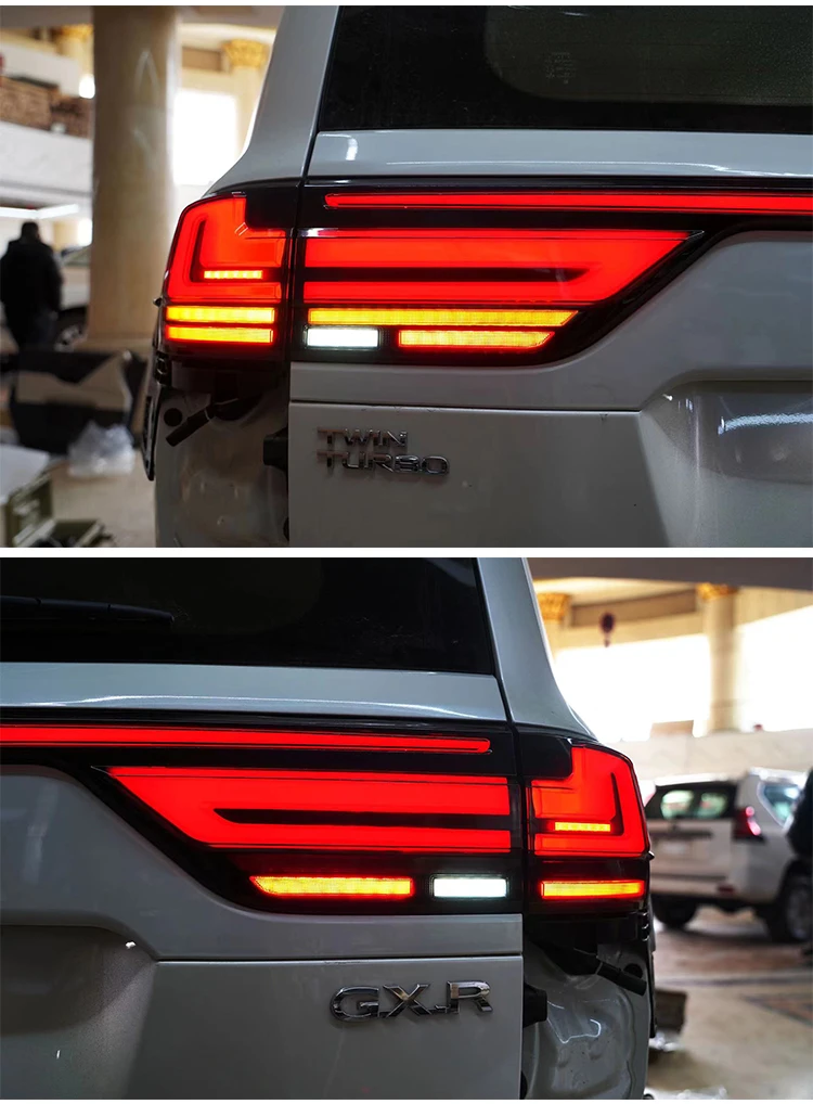 For Toyota Land Cruiser Lc300 Led Through Taillights With Start Mode