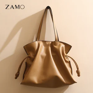 Custom logo High Quality Commuting Fashion Genuine Leather Large Capacity Shoulder Tote Bag Women Handbags
