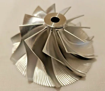 High precision Custom CNC Aluminum Billet compressor wheel mini pump impeller wheel