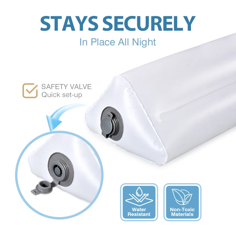 Inflatable Bed Bumpers For Toddlers Travel Bed Rail Blowup Bumper For Hotel And Home Inflatable
