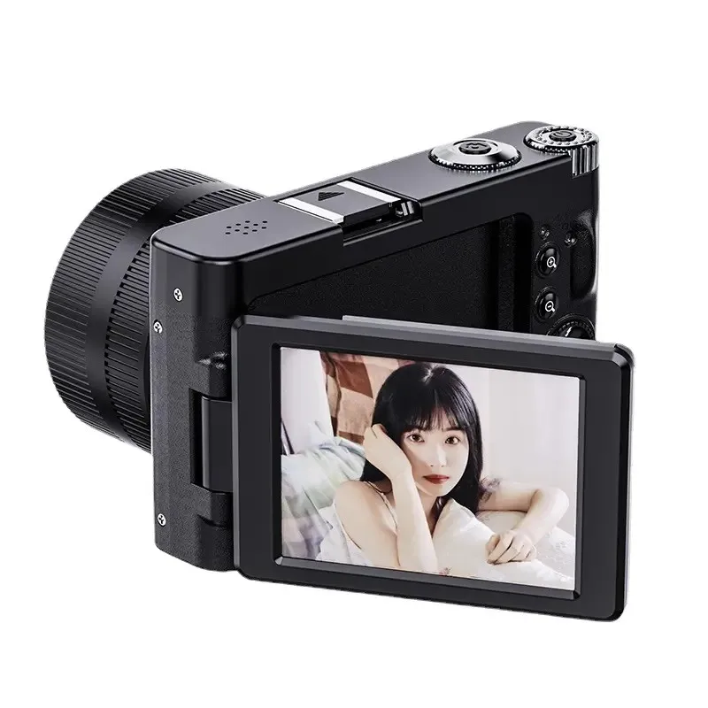 Professional 48MP 4K Digital SLR Camera with 3.0 Inch IPS Rotating Screen Auto Focus Customized Brand CE ROHS FCC Certifications