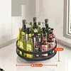 Single Tray Black Round (Non-Rotatable)