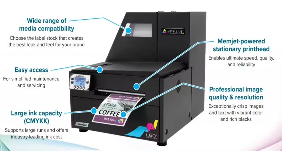 Afinia L80 Hot-selling Memjet Digital Inkjet Printer Machine High ...