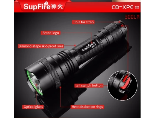 Torch Handheld Mini Led Torch Flashlight Rechargeable Waterproof Tactical Flashlights