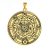 Golden pendant