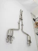 Catback de acero inoxidable T304 con tubo en X