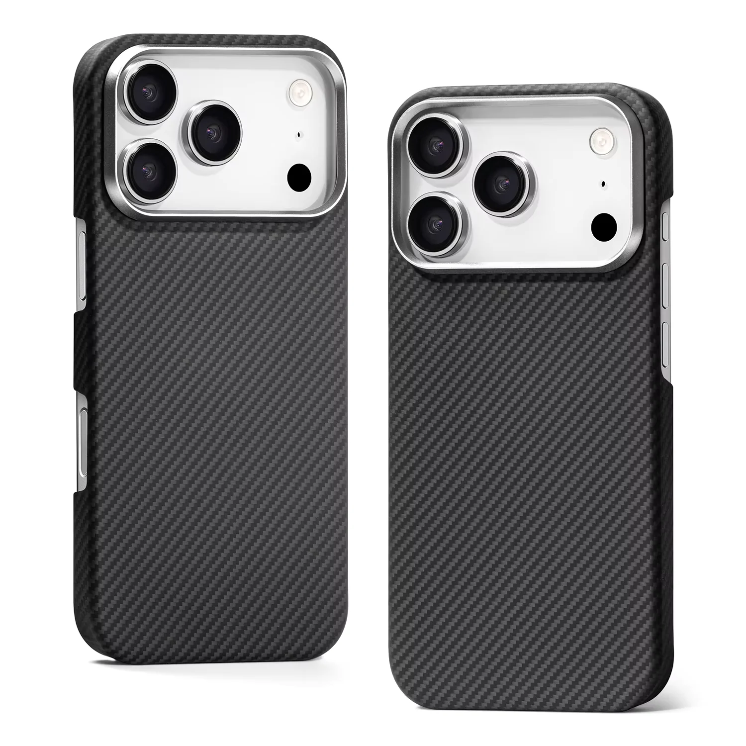 Laudtec Carbon Fiber Phone Cases Lightweight Magnetic Charging Shockproof Back Cover For Iphone Air 17 16 Plus Pro Max Sjk1108