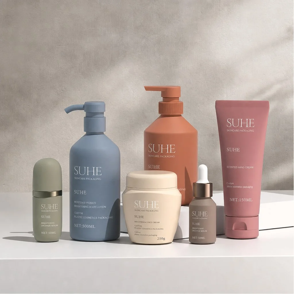 Luxury Skincare Packaging Tube & Bottle Set
