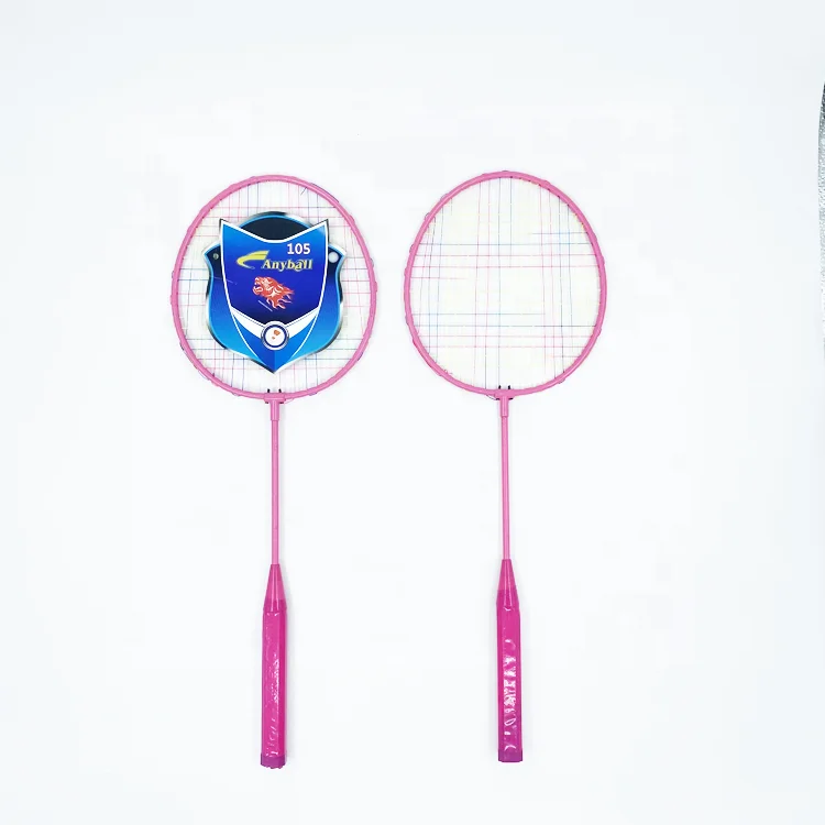 Cheap Badminton Rackets for Kids Full Steel Alloy Badminton Racket with Full Cover Bag Short Racket Badminton