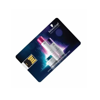 Custom Wafer thin Card USB Flash drives 2.0 USB Credit card with Logo