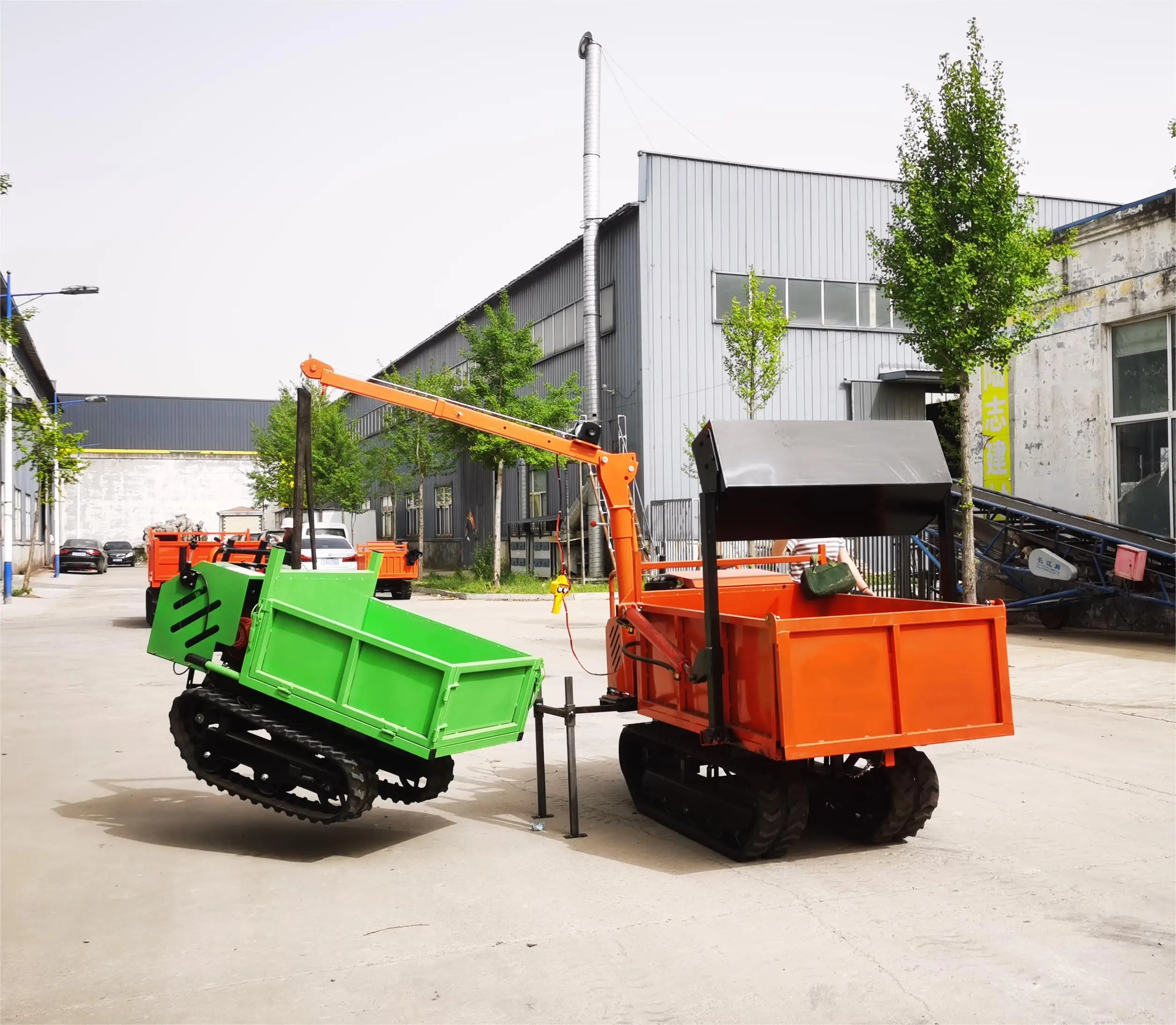 Бесплатная доставка Садовый небольшой гусеничный самосвал 500 кг 800 1 2 тонны 5 мини-самосвал