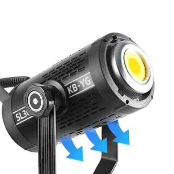 SHUNYI-KY-BK500-EC Professional Cob LED Film Photography Video Cinema Universal Video Light Photography Light Set Remote Control