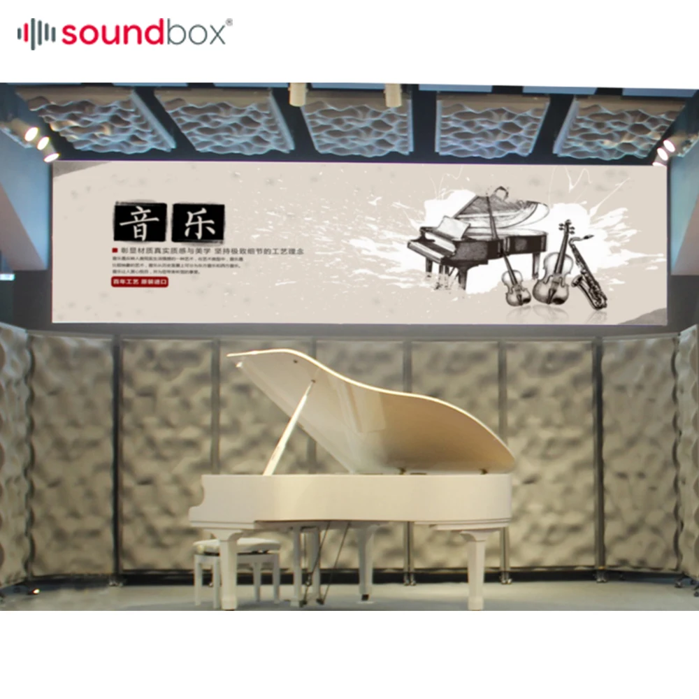 Portable Acoustic Sound Absorption and Diffusion Board Double Functional Studio Acoustic Panel