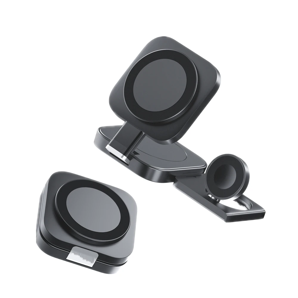 Multifunctional 3in1 Charging Station Devices Wireless Charger Pad Travel Wireless Charger Mobile Phone Stand Holder Portable