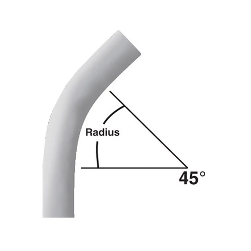 Electrical PVC Conduit Bend 32mm 45-Degree 185mm Radius| Alibaba.com