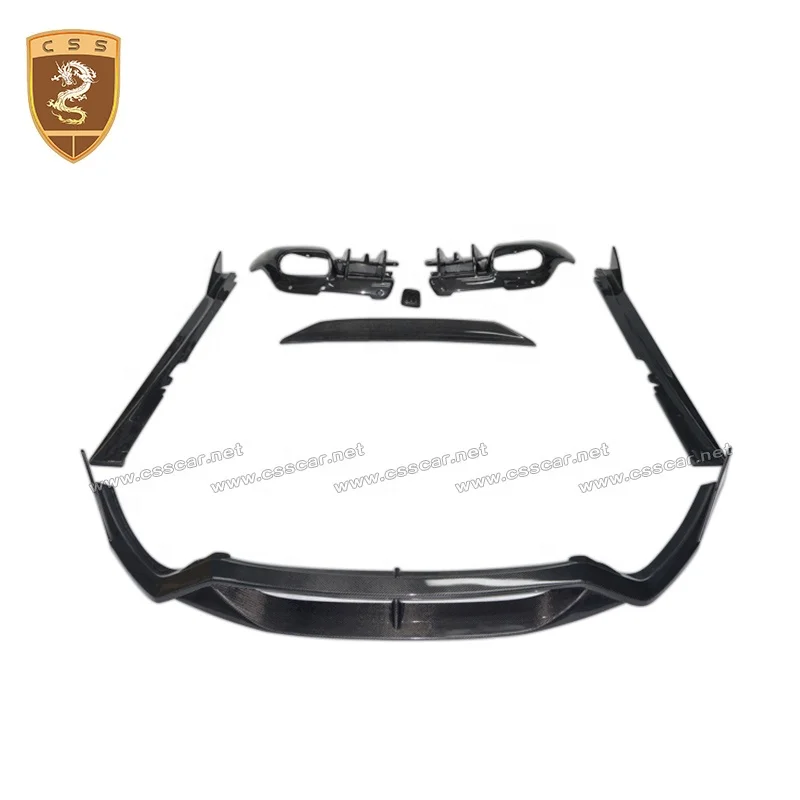 Good Fitment DNC Style Body Kit Carbon Fiber Front Lip Side Skirts Spoiler Bodykit for Ferrari F12 Berlinett